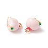 2Pcs Brass Enamel Charms KK-YW0001-91-2