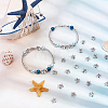 SUNNYCLUE 100Pcs DIY Starfish Bead Stretch Bracelets Making Kits DIY-SC0014-95AS-5