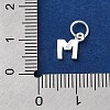 925 Sterling Silver Letter Charms STER-C012-01S-M-3