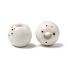 Speckled Round Handmade Ceramic Beads PR-NH0001-02B-2