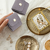 4-Pocket PU Leather Jewelry Rolls with Golden Tone Metal Snap Buttons ABAG-WH0048-69B-5