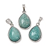 Natural Amazonite Pendants GG-CBA0251-08B-P-1