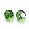Faceted Round Ball Glass Cabochons X-GGLA-L008C-14-1