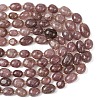 Natural Strawberry Quartz Beads Strands G-G453-D07-01-5