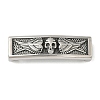304 Stainless Steel Wing Skull Connector Charms STAS-Z147-11AS-02-1