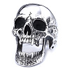 Skull 304 Stainless Steel Finger Rings for Men FS-WGF2445-01-5