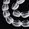 Frosted Handmade Lampwork Beads Strands LAMP-Q041-06F-3