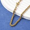 304 Stainless Steel Necklaces NJEW-E080-08G-1