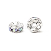 Brass Rhinestone Spacer Beads RB-A014-L8mm-28S-2