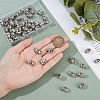 50Pcs Alloy European Beads FIND-BC0019-52P-3