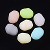 Rubberized Style Acrylic Cabochons X-OACR-T020-039-1