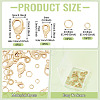 16Pcs 2 Styles Brass Lobster Claw Clasps KK-TA0009-17-4