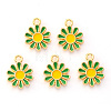 Alloy Enamel Charms ENAM-S121-049C-2