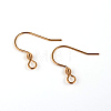 304 Stainless Steel Earring Hook Findings Ion Plating(IP) X-STAS-M240-02G-01-1