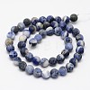 Natural Sodalite Beads Strands G-D691-8mm-3