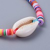 Eco-Friendly Handmade Polymer Clay Heishi Beads Braided Bracelets BJEW-JB04318-05-2
