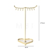 Acrylic Tray & Iron Necklace Display Stands PW-WG85159-02-1
