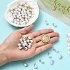 100Pcs 2 Colors Resin Imitation Pearl Charms RESI-YW0006-04-5