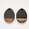 Resin & Walnut Wood Pendants RESI-S358-15G-2