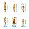  Jewelry Brass Screw Clasps KK-PJ0001-03G-27