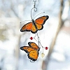 2 Butterfly Glass Suncatcher PW-WGB3DB4-02-1