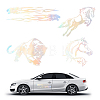 4 Sheets 4 Styles Reflective PET Waterproof Car Stickers STIC-FH0001-03-1