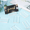 10Pcs Rectangle Acrylic Name Card Holder AJEW-GF0015-02-7