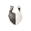 Alloy Enamel Split Pendants STAS-M114-07B-02-1