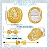 24Pcs Adjustable Polyester Bow Ties & Cotton Sequin Hat Sets AJEW-WA0001-97-2