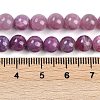 Natural Gemstone Ruby Round Beads Strands G-O017-6mm-06-01-3