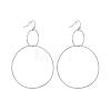 304 Stainless Steel Dangle Earrings EJEW-L237-03P-1