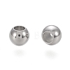 202 Stainless Steel Beads STAS-K204-02D-P-3