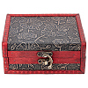 Rectangle Wood & PU Leather Jewelry Boxes CON-CL0001-14A-1