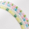 4Pcs 4 Color Glass Seed Beaded Stretch Bracelets Set for Women BJEW-JB08657-4