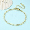 304 Stainless Steel Link Chain Bracelets BJEW-C084-06G-2