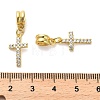 Rack Plating Brass Micro Pave Cubic Zirconia Charms X-KK-S398-08A-3