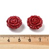 Synthetic Coral Carved Beads CORA-U003-01B-05-3