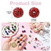 30Pcs Pave Disco Ball Beads RB-YW0001-14K-3