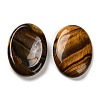 Natural Tiger Eye Oval Worry Stone X-G-R487-01D-2