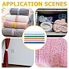 30Pcs Buttonhole Elastic Bands with Plastic Button OCOR-WH0077-082-5