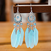 Alloy Rhinestone Teardrop Dangle Earrings FS-WGBDF6F-04-1