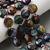 Dyed Natural Tiger Eye Beads Strands G-D105-A12-03-1