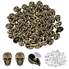50Pcs Skull Alloy Rivets FIND-PH0062-01B-1