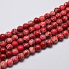 Natural Imperial Jasper Beads Strands X-G-I122-6mm-04-1