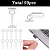 50Pcs Silicone Mobile Anti-Dust Plugs DIY-SC0033-84B-2