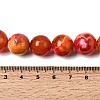 Natural Agate Beads Strands G-Z145-B01-14mm-A-5