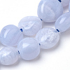 Natural Blue Lace Agate Beads Strands G-Q952-22-6x8-2