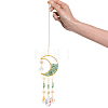 Crystal Chandelier Glass Teardrop Pendant Decorations HJEW-PH01778-03-3