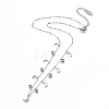 304 Stainless Steel Pendant Necklaces NJEW-K120-02P-2