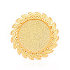 Adjustable Alloy & Iron Bezel Cup Ring Base with Rotatable Tray MAK-T012-11G-2